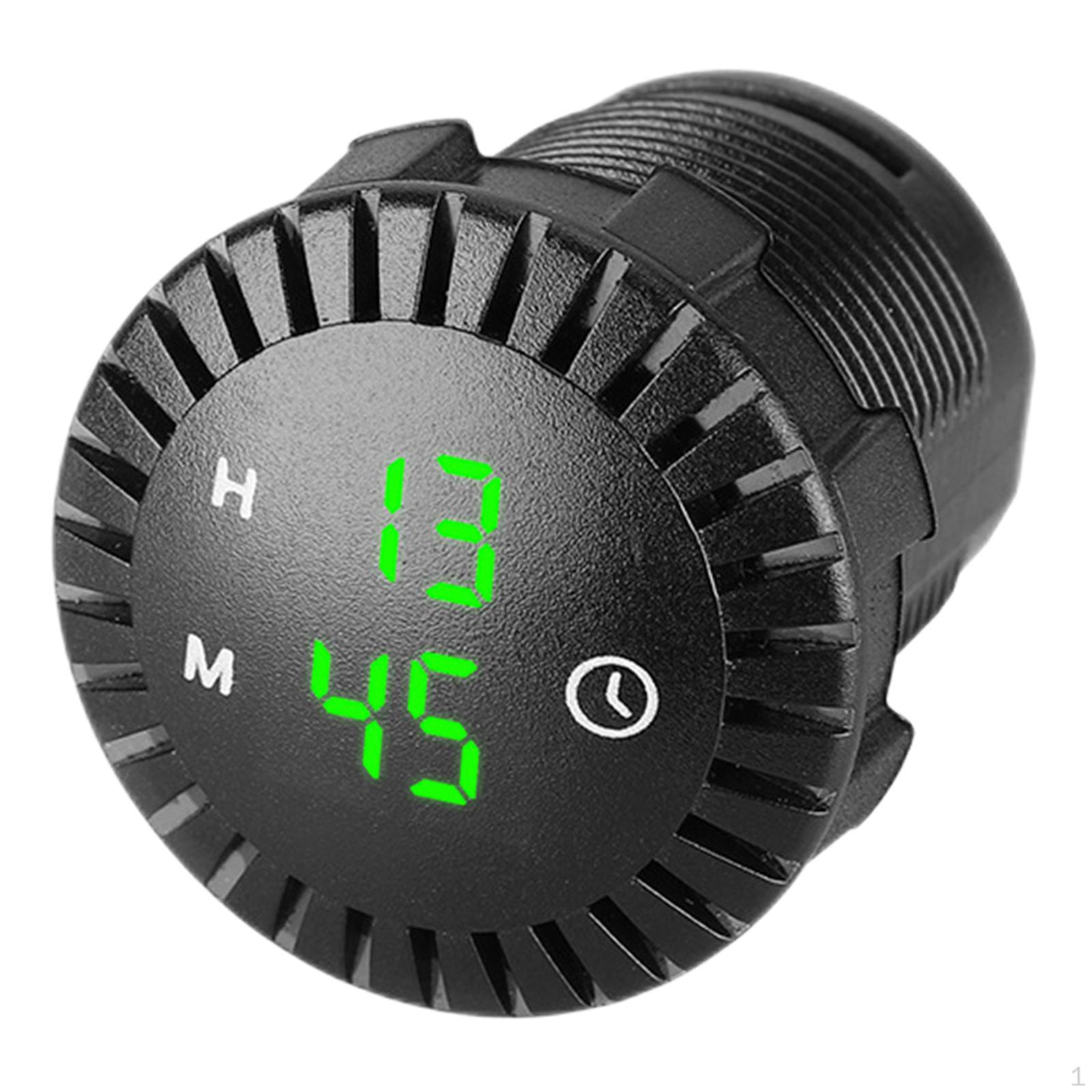 

12V/24 Digital Clock High Accuracy Performance for Car Green light