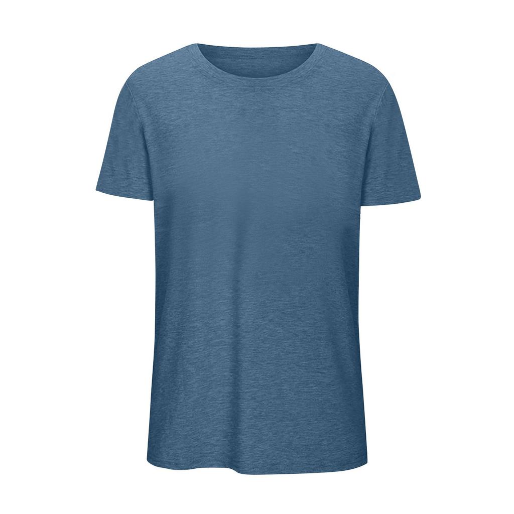 Top Colorato da Donna Taglie Forti, Girocollo, Manica Corta