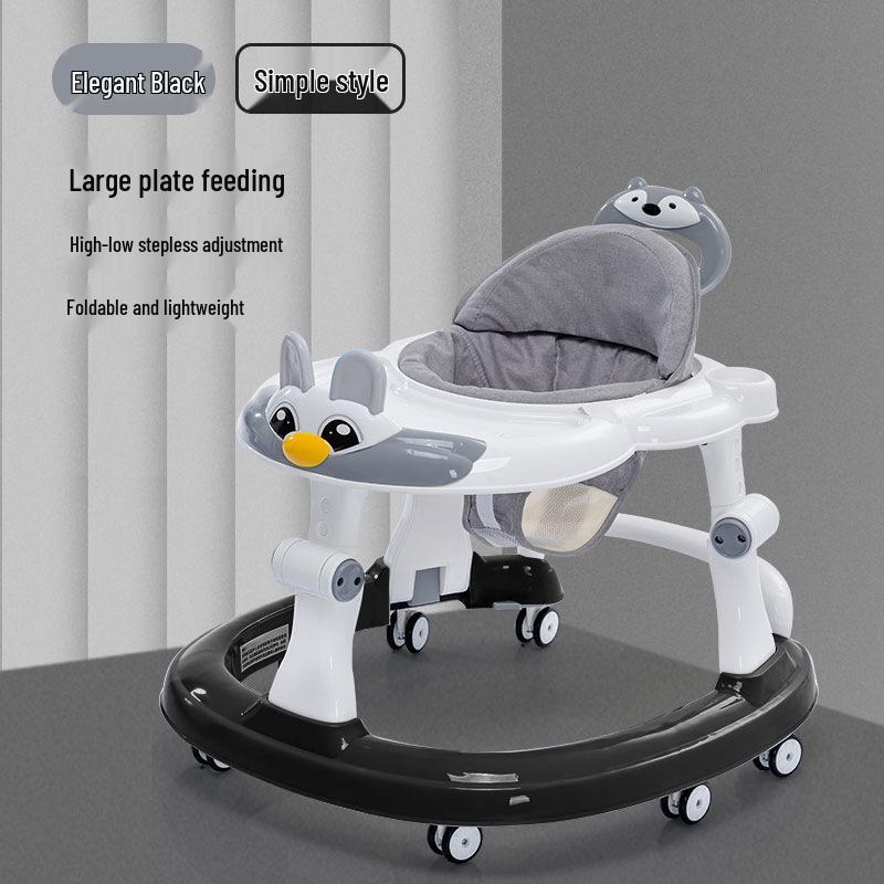 Multifunctional Baby Walker: Anti-Rollover, Sit & Learn Push Car