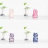 Resin Crystal Cat Figurine With Handmade Resin Art For Home Decor And Gift Giving