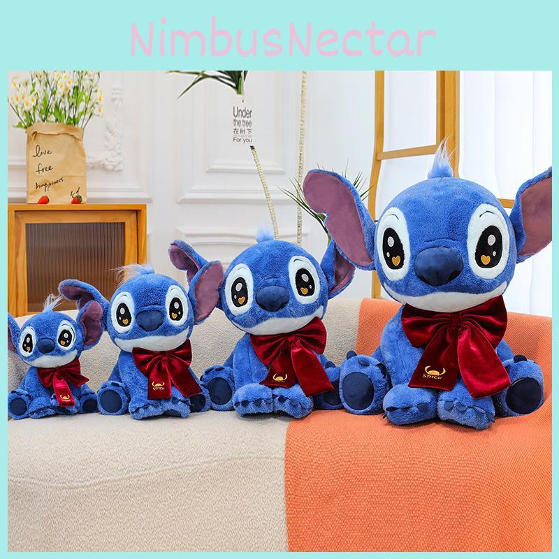 Suede Cute With Bow Tie Cartoon Plush Doll Pillow For Gift And Decor