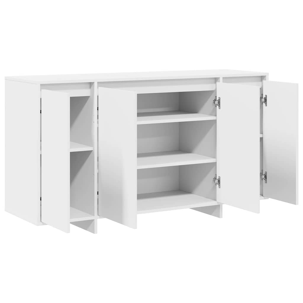 Sideboard White 135 x 41 x 75 cm Particleboard