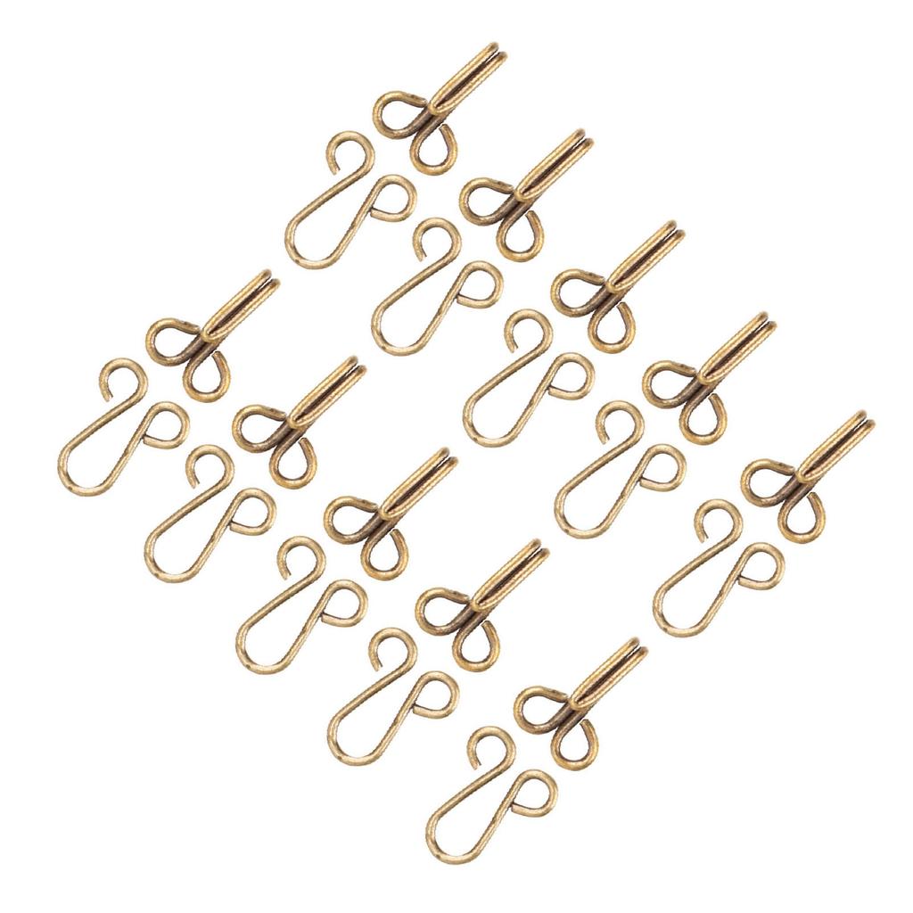 10 Pcs Fur Coat Hook Fasteners Sew for Over Coat Underwear