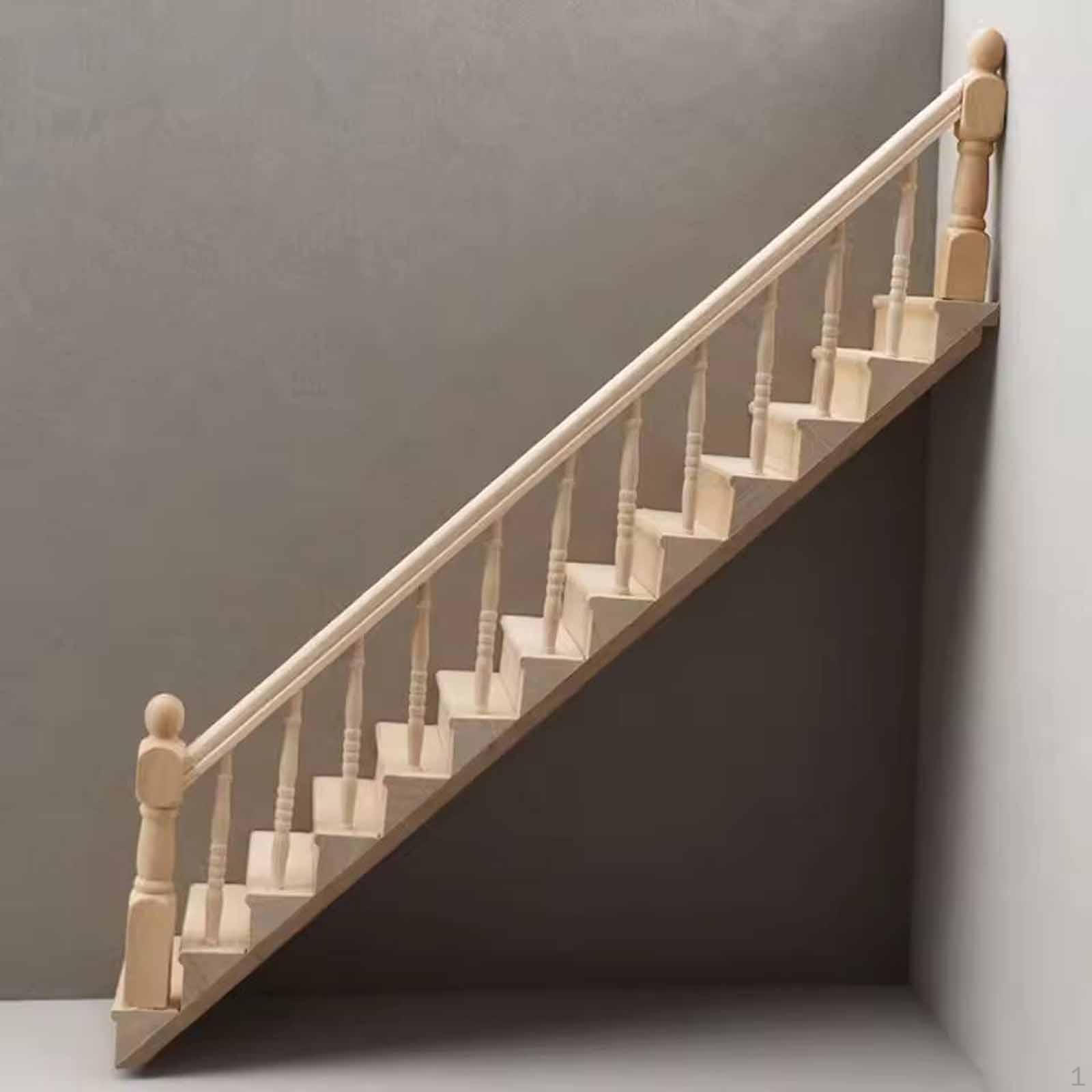 

1/12 Миниатюрный Кукольный Дом Модель Лестничного Ограждения Коллекции Аксессуары для Микро Ландшафта для Right Handrail