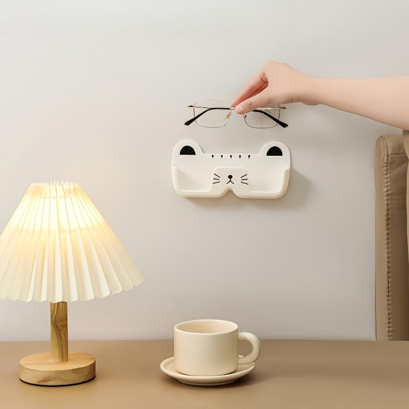 Wall-mounted Glasses Storage Box, Suitable for Bedside, Bathroom, Living Room, and Cabinet Use., Shelves