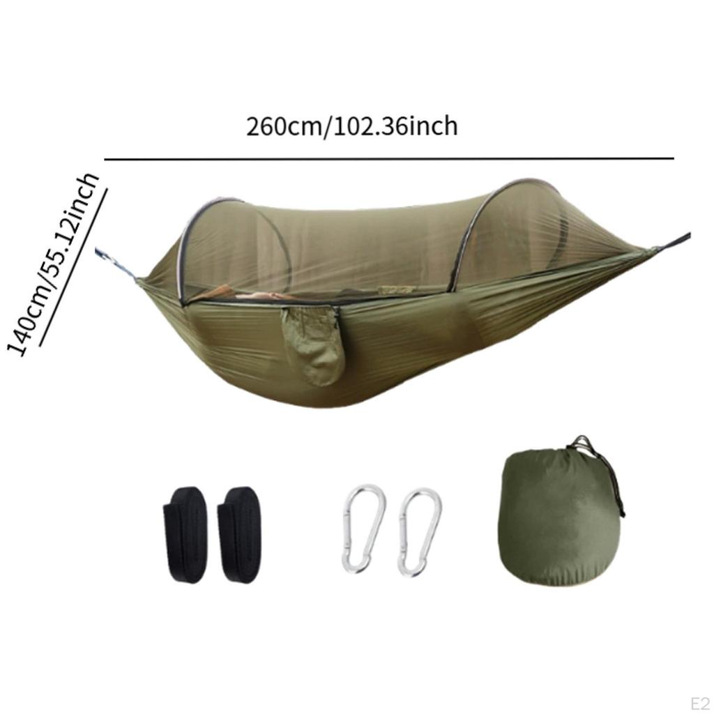 Camping Hammock 2 Person Portable Accessories Tree Swing Bed Sleeping