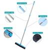 Rubber Broom Pet Hair Lint Removal Device Telescopic Bristles Magic Clean Sweeper Squeegee Scratch Bristle Long Push Broom Soft
