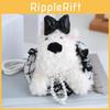 West White Highland Terrier Dress Keychain Dog Plush Toy Pendant Decoration