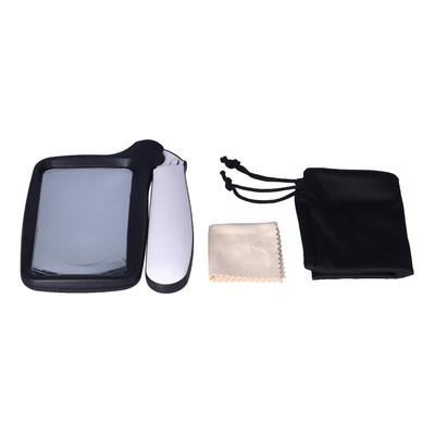 2x Handheld Folding Magnifier with LED Light Acrylic Magnifying Glass for Elderly Reading
