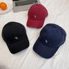 Hat Men's and Women's Street Tide Brand Letter Embroidery Baseball Cap Summer Couple Simple and Versatile Cap Showing Small Face