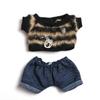 For 15-17cm Labubu Doll Clothes Fashion Clothes Hoodies Doll Clothes Color Match Hoodies Dolls Accessories Cute Decoration Little Cloths