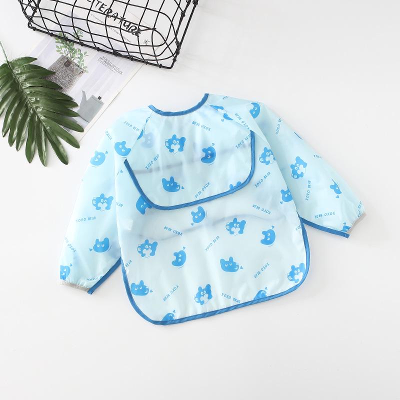 Umbrella Toddler Waterproof Long Sleeve Bib Smock
