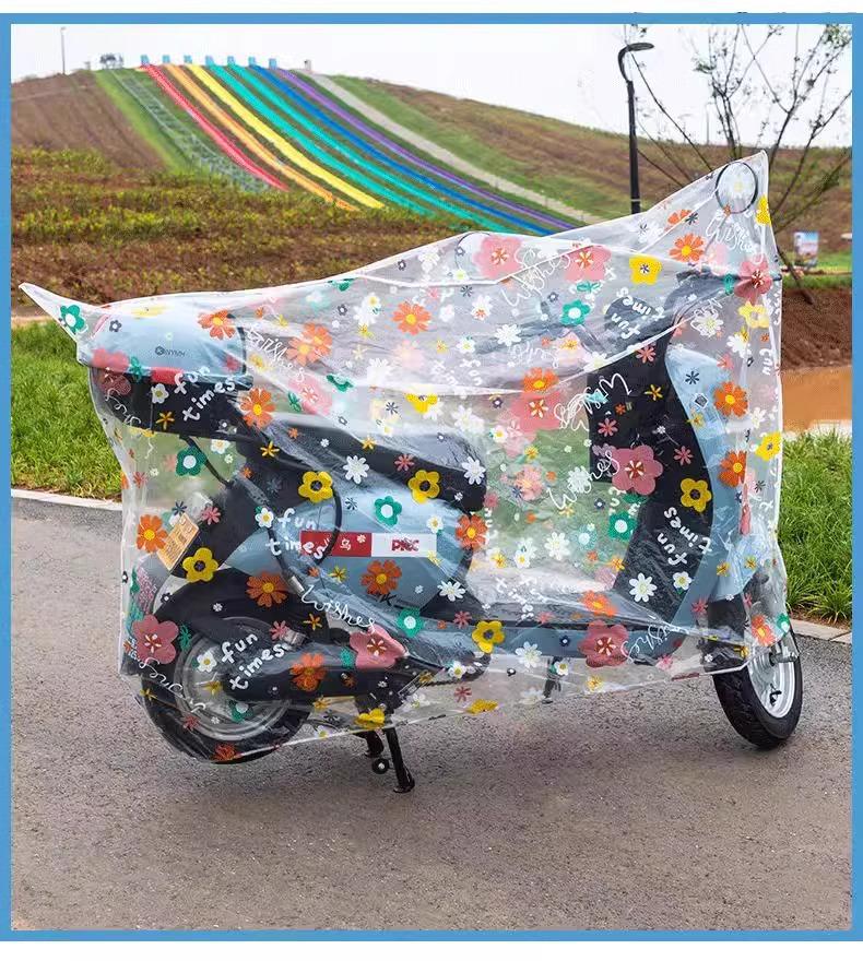 Durable Waterproof Electric Vehicle & Motorcycle Rain Cover with Sunshade and Anti-Fouling Protection