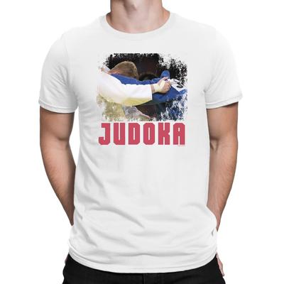 T-Shirt JUDOKA JUDO da Uomo FIGHTING Tee Fight MMA Arti Marziali Olimpiadi