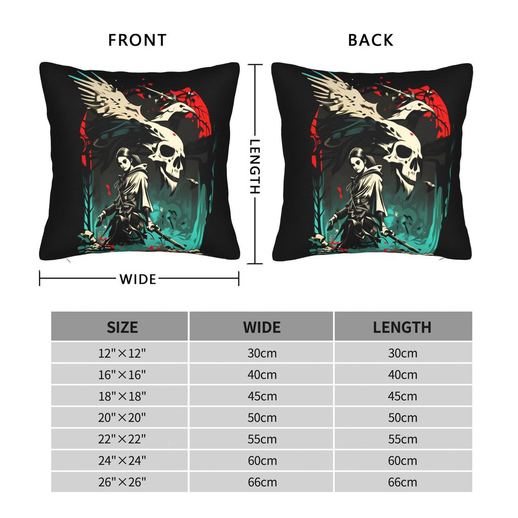 B-Berserks Pillow Case Soft Pillow Cover For Chair Sofa Home Decor Morden Cushion Cover