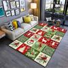 Christmas Pattern Carpet Decor Suitable As a Non-slip Mat for the Living Room or Bedroom Sofa