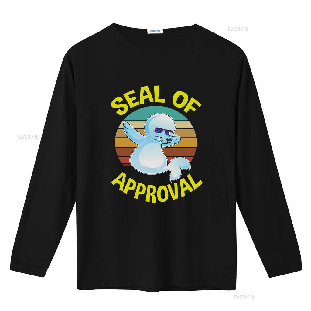 Siegel der Zustimmung T-Shirt Lustig Schweißliebhaber Wortspiele Baby Vintage Gewaschen Bequem Leicht Lässig Weich Grafik Unisex