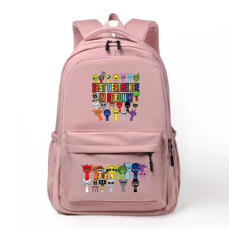 Hot Sale Junior High School High School Students Large Capacity Backpack Cartoon Peripheral School Bag College Style Campus Leisure Backpack