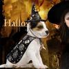 M-Modern-Halloween Cat Costume Pet  Cape And Hat Cool Outfit Pet  Cape Hat Cats Cosplay Clothes Apparel Halloween