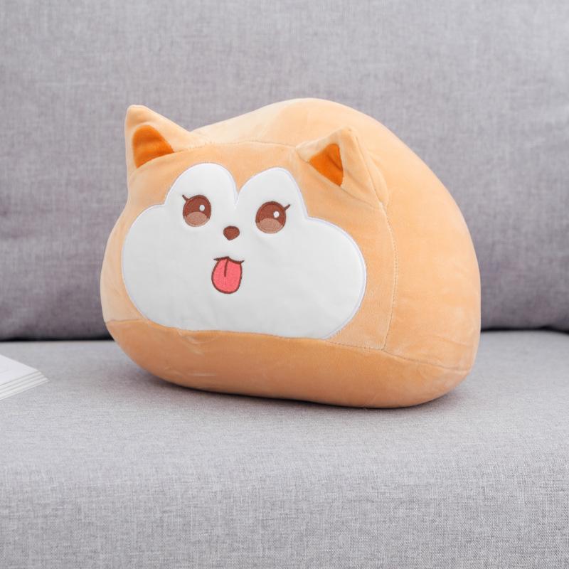 Мультяшная плюшевая подушка с черным котом для общежития дома офиса или дивана 40 cm including tail 1183₽