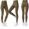 Pantalons de Yoga taille haute contrôle du ventre lifting des fesses pour femmes - Tissu Lycra Jambe Longue Vêtement de Fitness
