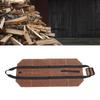 Bolsa de Carregar Troncos Encerada Suporte para Lenha Acessórios para Fogão a Lenha de Lareira Bolsa Resistente à Água para Transportar Troncos