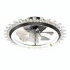 110V-220V Household Intelligent Silent Fan Lamp 6-speed Leaf Less Ceiling Fan Light Adjustable Bedroom Ceiling Fan Light