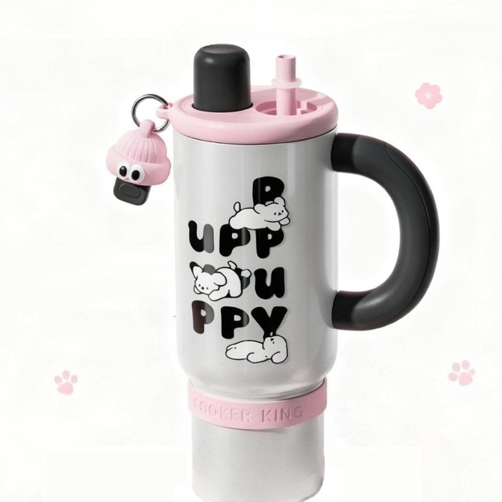 COOKER KING 1200ml Ice Cup316Stainless Steel Insulation Cup Food Grade Kettle with Handle Suitable for OutdoorTravelPortable Cup