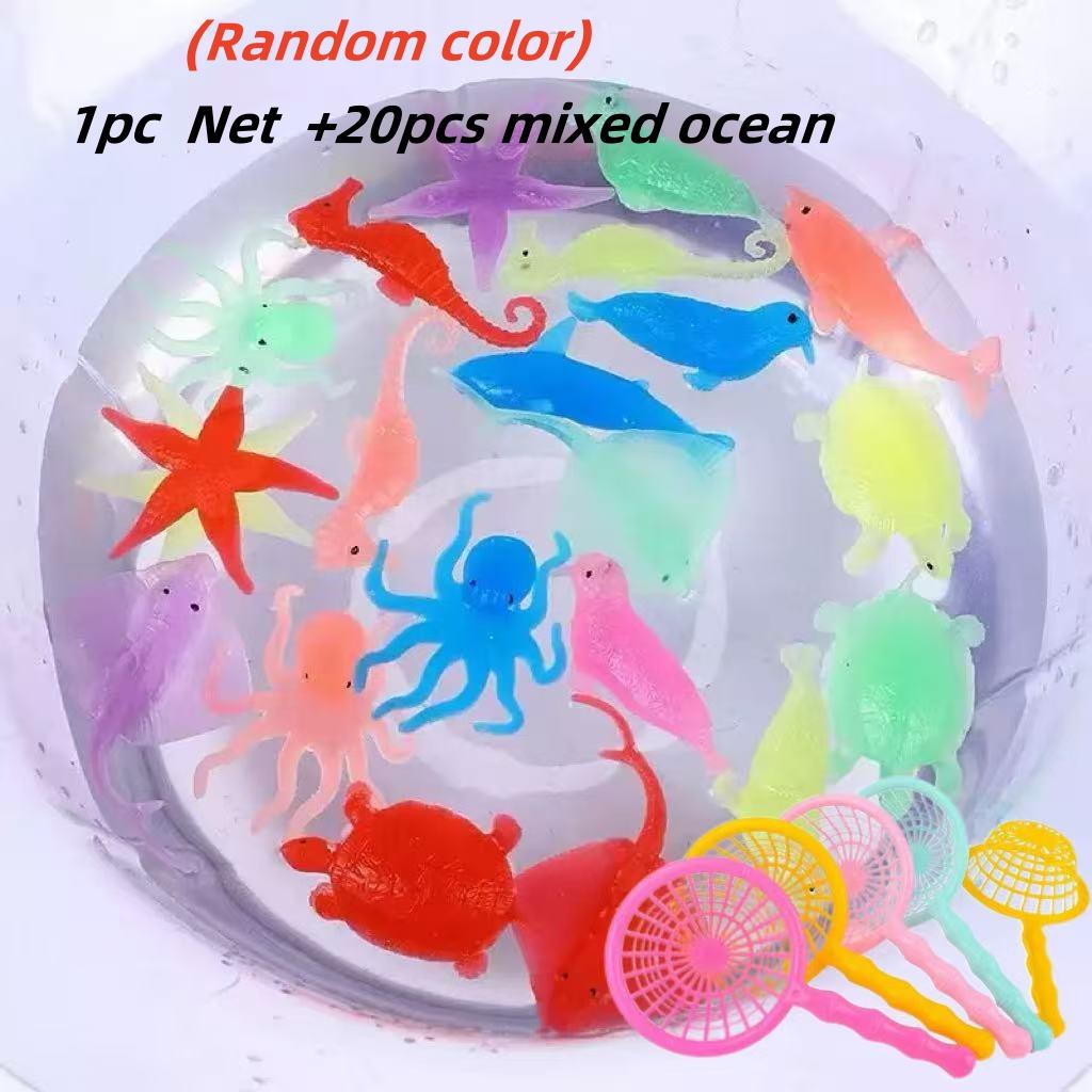 6/10/20 Stück Niedliche Gummi-Goldfisch-Badespielzeuge für Kleinkinder Kinder Wasserspielspiele Simulation Badezimmer-Spielzeug Perfekte Duschgeschenke