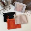 Lipstick Cosmetics Mesh Coin Purse Card Holder Travel Mini Bag Mesh Makeup Storage Bag  Men/Women