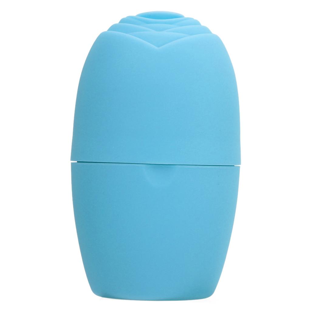 Ice Face Roller Silicone Facial Beauty Ice Mold Face Massager Cube for Neck and Eye Blue