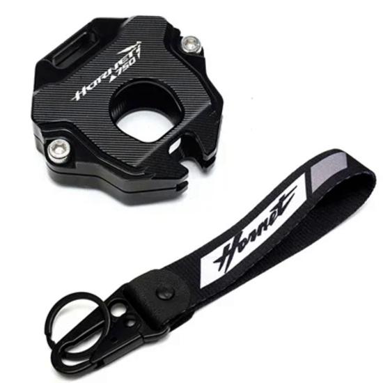 CB750 Motorcycle Accessories CNC Key Case Cover Shell Embroidery Badge Keyring For HONDA Hornet CB 750 HORNET 2023