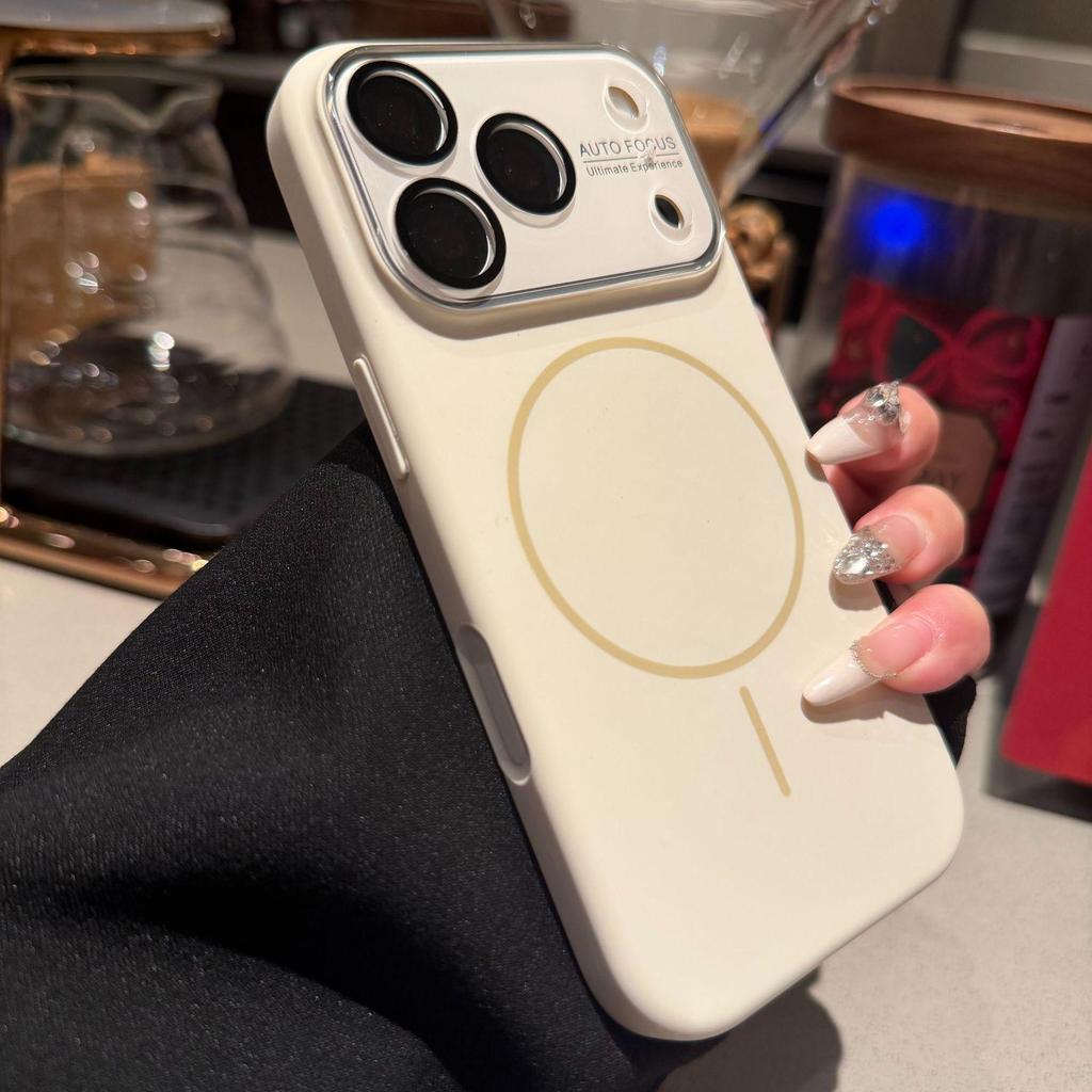 iPhone 17 Pro Max Silicone Case with Magnetic Suction and Full Coverage