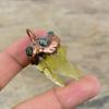 Green Amethyst Rough Pendant Electroformed Copper Pendant Green Tourmaline Rough Pendant Electroformed Jewelry Gemstone Pendant Gift For Her