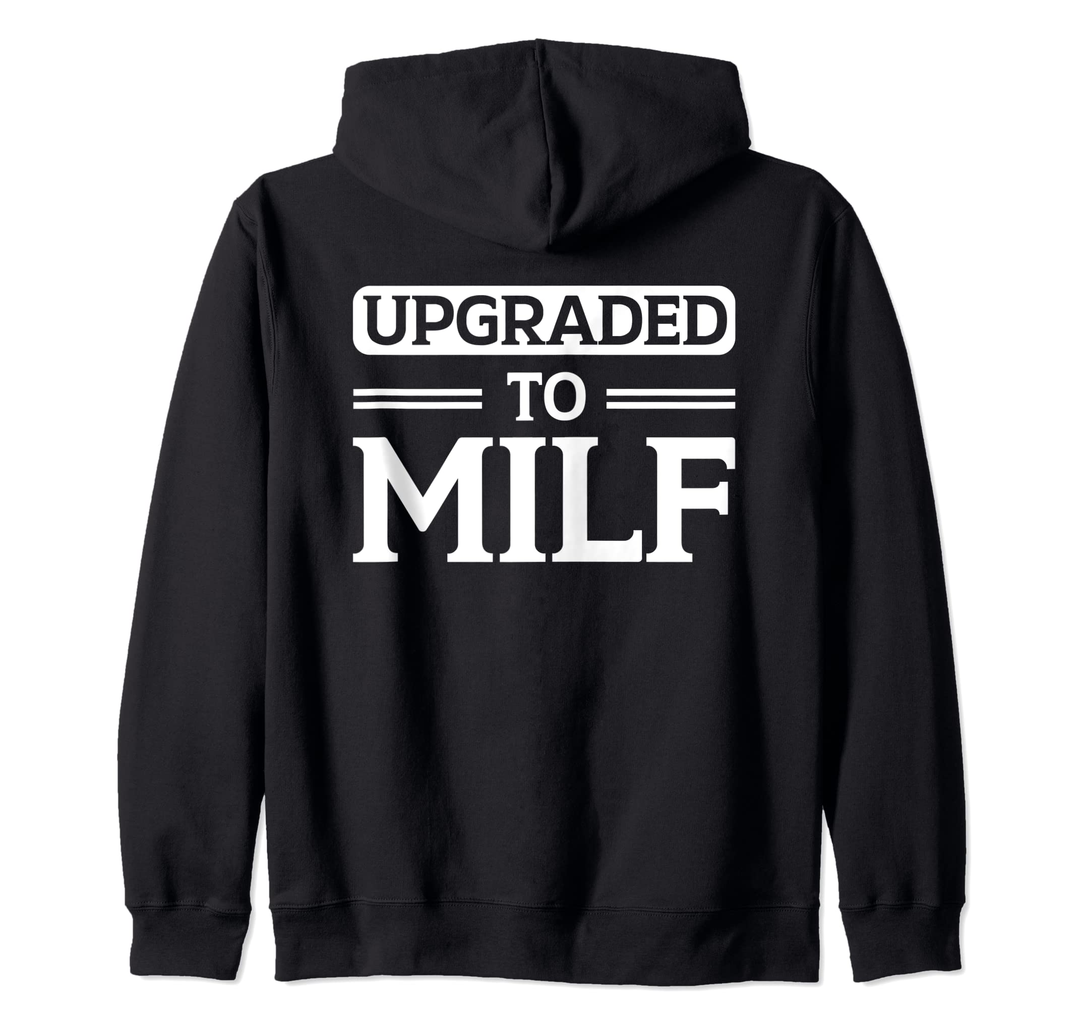 

Maternity Pregnancy Announcement Upgrade to MILF Zip Parka чорний