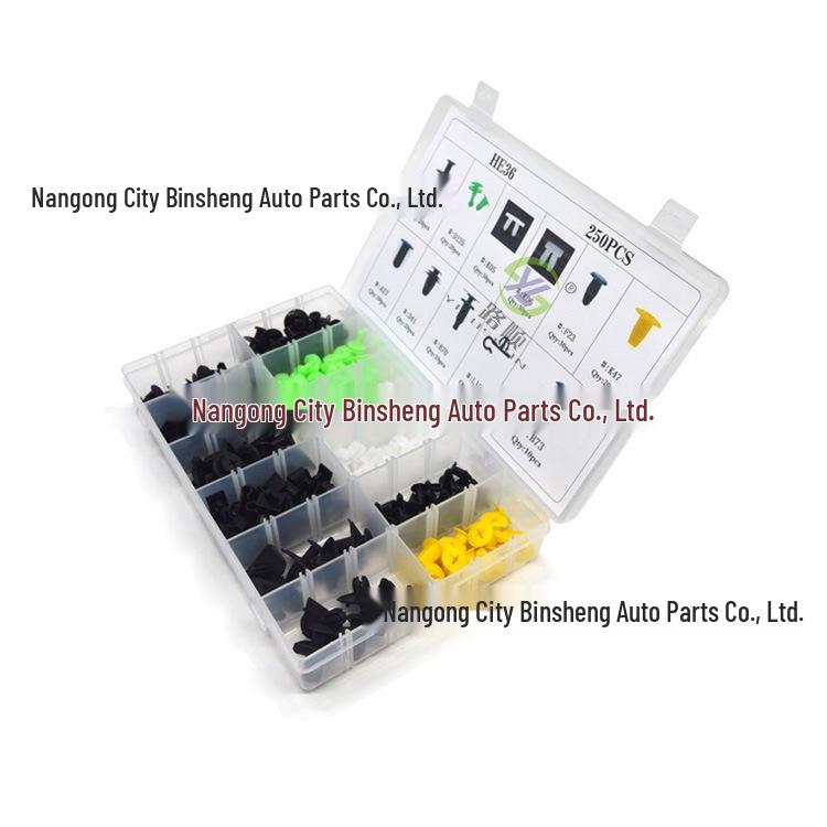 250PCS Safe Grille Quick-Thread Plastic Car Clips (HE36)