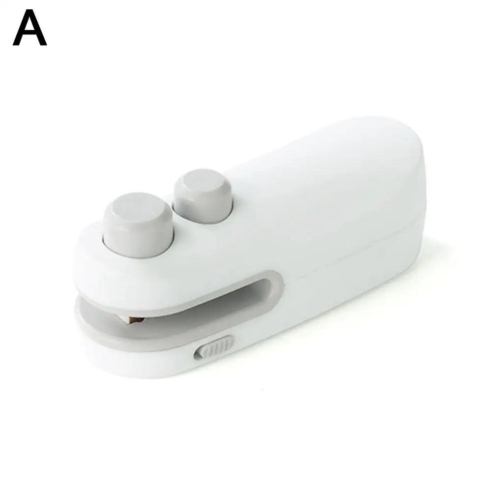 

Мини-машина для запечатывания пакетов с подогревом, упаковочный запайщик пакетов из пластика, запайщик пищевых пакетов, ручной запайщик пищевых пакетов Heat E5f7 белый