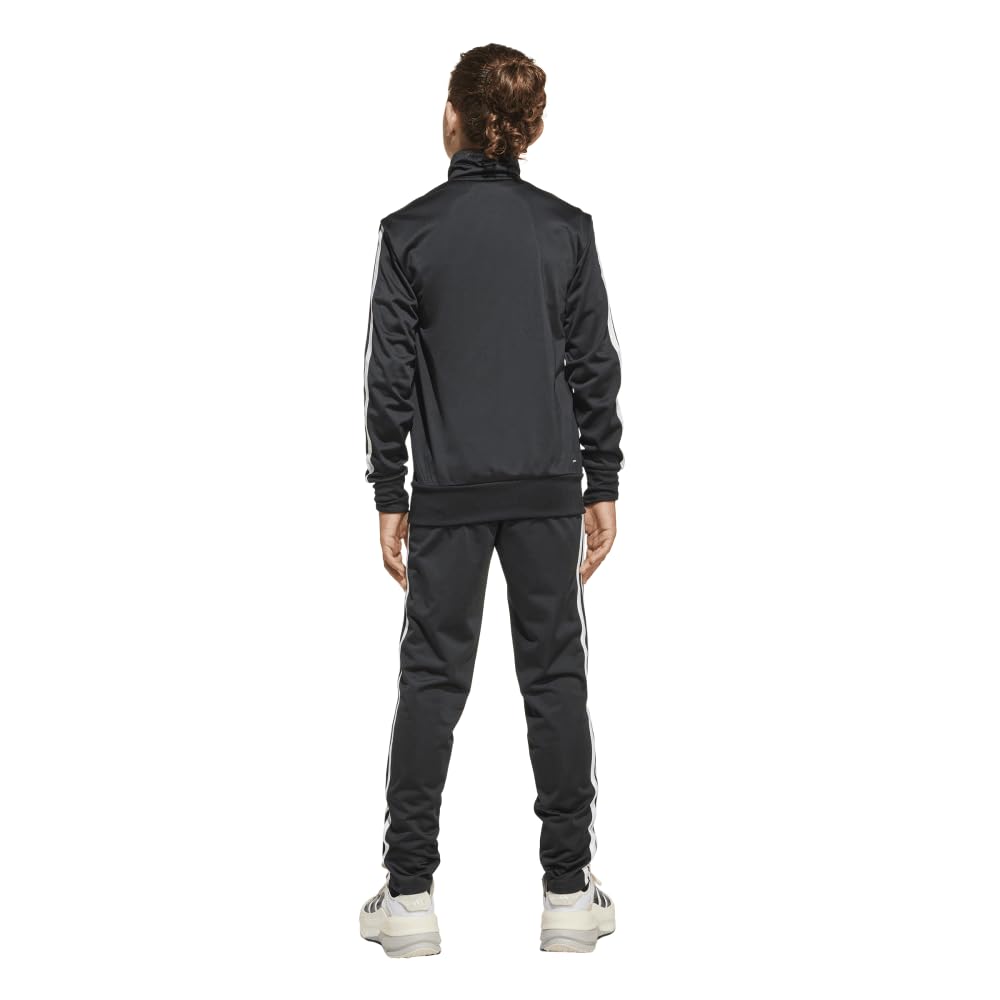 Adidas Tracksuit Set for J150 Kids' Boys, Top Black/White, Bottom Black/White (JD6502)