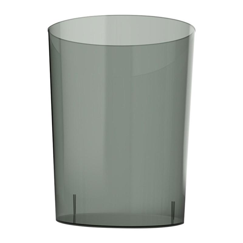 Light Luxury Transparent Trash Can Large Capacity Dustbin Garbage Bucket for Bathroom Kitchen Office Waste Paper