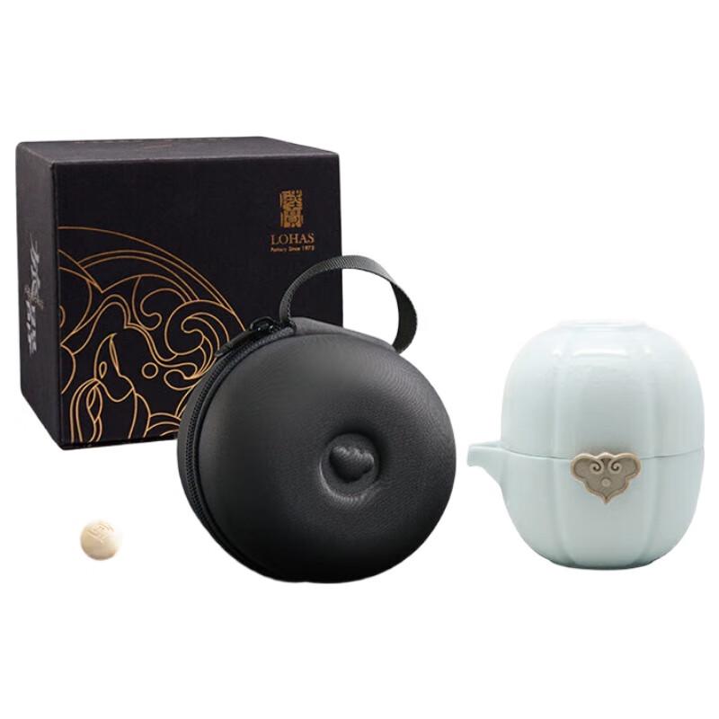 

Lubao Auspicious Clouds Ceramic Travel Tea Set