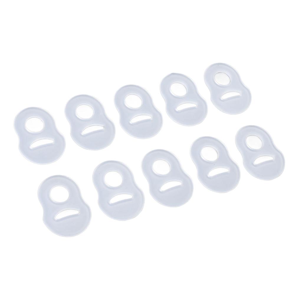 10 Pcs Toenail Corrector  Stretch Resistant Silicone Reusable Ingrown Toe Nail Correct Brace Rin