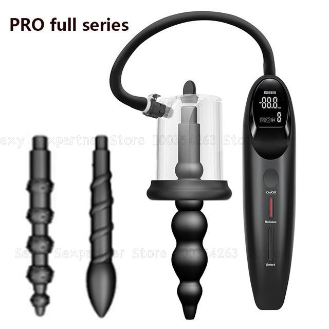 Male Electric Anal Prostate Massager Vacuum Vestibular Suction Stimulate Alternative Sex Toys Anal Toys Silicone Anal Plug