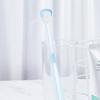 Dual-Function Soft Bristle Toothbrush & Tongue Scraper for Oral Cleaning