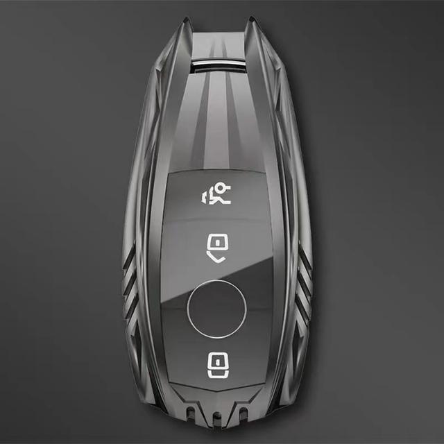 Suport de carcasă pentru chei de mașină din aliaj pentru Mercedes Benz ABCES Class W204 W205 W206 W212 W213 W176 GLC CLA W177 W222 W223 W463 AMG