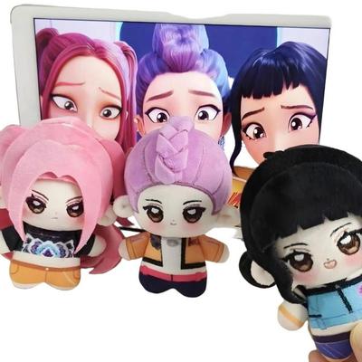 10cm Dämonenjäger Rumi Mira Zoey Baumwollpuppenkörper Ankleidekleidung niedliche Plüschtierfiguren Fans Sammlung Geschenke