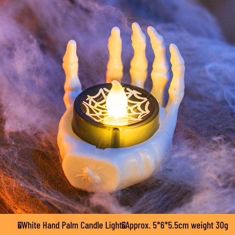 Halloween Light-Up Spider & Pumpkin Lantern Costume Props Set