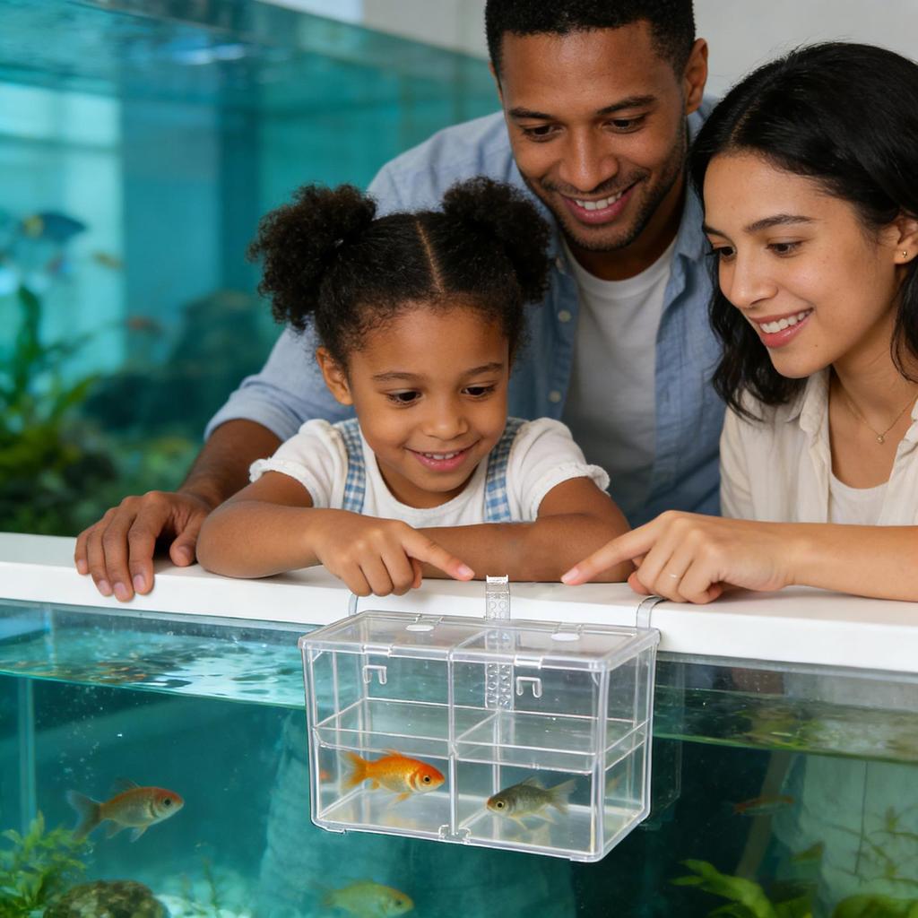 Aquarium Isolation Box Fish Tank Small Fry Breeding Box Multifunction Spawning Hatching Room Aquarium Accessories Fish Supplies
