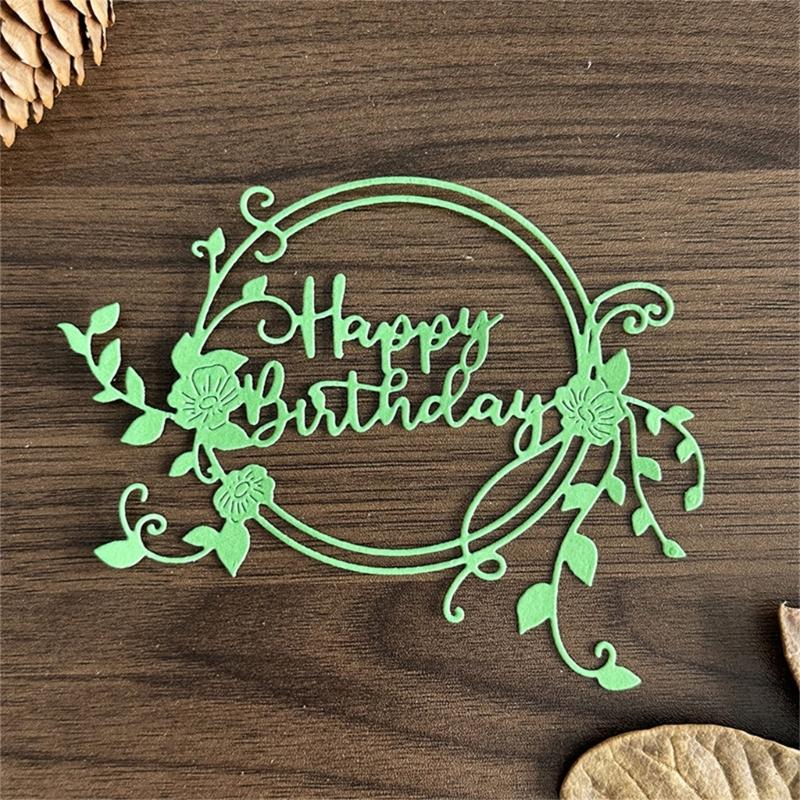 Kranz Stanzformen Metall Stanzschablonen Prägeschablonen Zuschnitte Schablonen für Scrapbooking Journal Kartenherstellung Dekoration