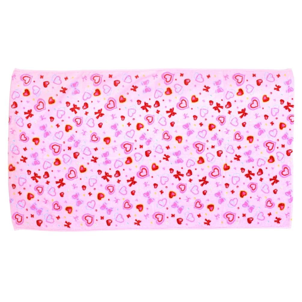

Pool Flat Made in Bath Swimming 64cm Sparkling Beauty with Hearts and Colorful Candy N4951800 Girls Towel, Type, Imabari, Towel, Children s Towel,