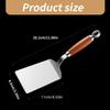 Multifuntional Cooking Spatula Frying Turner Food Turner 304Stainless Steel Texture Suitable for Kitchen Daily Cooking
